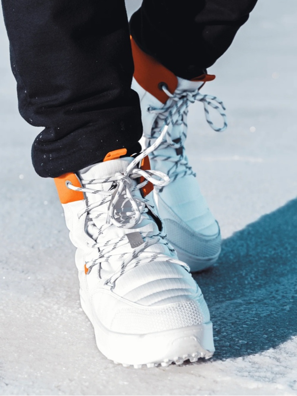 NEW SWIMS Snow Runner Mid Snow Boots White - Waterproof For Women Size 5